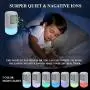 Newday Portable Air Conditioner Fan, Mini Air Conditioner with 7 Colors LED Lights, 3 Speeds, Touch Screen Switch, Super Quiet for Room/Office/Dorm/Bedroom Newday Portable Air Conditioner Fan, Mini Air Conditioner with 7 Colors LED Lights, 3 Speeds, Touch Screen Switch, Super Quiet for Room/Office/Dorm/Bedroom