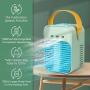 Portable Air Conditioner, Mini Fan Air Cooler Fan with 3 Wind Speeds and with 3 Spray Modes, Personal Space Humidifier with Handle Suitable for Bedroom/Office/Dorm/Camping