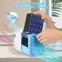 Portable Air Conditioner, Personal Air Cooler, Rechargeable 3-in-1 Air Conditioner Fan with 3 Speeds, 7 Colors LED Night, Desktop Humidifier Misting Fan with Handle for Home, Dorm, Bedroom, Office Portable Air Conditioner, Personal Air Cooler, Rechargeable 3-in-1 Air Conditioner Fan with 3 Speeds, 7 Colors LED Night, Desktop Humidifier Misting Fan with Handle for Home, Dorm, Bedroom, Office