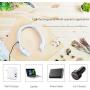 USB Portable 2 in 1 Air Cooler Mini Air Conditioner Neck Cooling Fan (White)