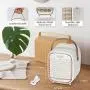 Portable Air Conditioner Fan, Rechargeable Personal Air Cooler with Handle, Cordless Evaporative Cooler, 3 Wind Speeds Mini Air Conditioner, USB Desk Fan Perfect for Home Office Small Room