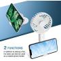 Handheld Fan Portable Held Fan, USB Rechargeable Mini Desk Fan 3 Speed Adjustable, Small Portable Fan for Car Travel Outdoor Camping Office