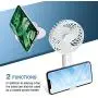 Tragbarer Handfächer USB-Ladegerät Mini-Ventilator für Schreibtisch, 3 Geschwindigkeiten, Kleine Tragbare Ventilator für Auto, Reise, Outdoor, Camping, Büro