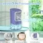 Portable Air Conditioner Fan, Evaporative Air Cooler, 3-in-1 Portable Air Cooler, 3 Speeds & 2/4H Timer Cooling Fan Portable for Home, Office, Bedroom, Travel(Purple) Portable Air Conditioner Fan, Evaporative Air Cooler, 3-in-1 Portable Air Cooler, 3 Speeds & 2/4H Timer Cooling Fan Portable for Home, Office, Bedroom, Travel(Purple)