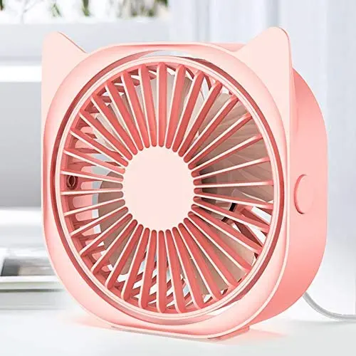 Vent de Bureau Personnel Petit Silencieux USB, Mini Ventilateur Portátil de Table pour la Chambre, la Nuit, la Table de Nuit, 3 Vitesse Ajustable, Rotatif, Antidérapant, Refroidissement Rapide pour la Maison, le Bureau, le Dôme, le Travail, les Voyages (R Vent de Bureau Personnel Petit Silencieux USB, Mini Ventilateur Portátil de Table pour la Chambre, la Nuit, la Table de Nuit, 3 Vitesse Ajustable, Rotatif, Antidérapant, Refroidissement Rapide pour la Maison, le Bureau, le Dôme, le Travail, les Voyages (R