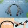 The Portable Neck Fan From Popular Earphone Design,The Leafless Neck Fan Perfect For Personal Fan, with Features,Like USB Mini Fan, Ultra-Quiet, Battery Powered Fan, Suitable For Outdoor Sports