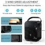 MOVTIP Portable Air Conditioner Fan, Mini Evaporative Cooler, Personal Space Air Cooler Quiet Desk Fan Humidifier Misting Fan for Small Room Bedroom Home Office, Black MOVTIP Portable Air Conditioner Fan, Mini Evaporative Cooler, Personal Space Air Cooler Quiet Desk Fan Humidifier Misting Fan for Small Room Bedroom Home Office, Black