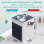 Portable Air Conditioner, KOXXBASS 3 Speeds Personal Air Conditioner Fan with Ice Tray Noiseless Evaporative Air Cooler for Home Office Room Desktop