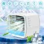 Ventilateur Portatif avec Humidificateur, Mini Ventilateur Rafraîchissant USB pour Bureau, Voiture, Camping - 3 Vitesse, Réservoir d'Eau 480ml, Lumière LED 7 Couleurs. Ventilateur Portatif avec Humidificateur, Mini Ventilateur Rafraîchissant USB pour Bureau, Voiture, Camping - 3 Vitesse, Réservoir d'Eau 480ml, Lumière LED 7 Couleurs.