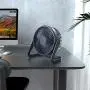 EigPluy USB Desk Fan,5 Inch Portable USB Fan,Small Table Fan,Personal Desktop Fan,Quiet USB Fan for Office/Home/Camping