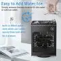 Ventilateur d’air portable, refroidisseur personnel de bureau, mini refroidisseur évaporatif avec poignée, oscillation automatique de 120°, 3 vitesses réglables, batterie rechargeable 4000mAh (Noir) Ventilateur d’air portable, refroidisseur personnel de bureau, mini refroidisseur évaporatif avec poignée, oscillation automatique de 120°, 3 vitesses réglables, batterie rechargeable 4000mAh (Noir)