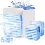 Portable Air Conditioner, Evaporative Air Cooler Rechargeable Battery Operated Air Conditioner with 3 Speed Modes Personal Mini Air Conditioner Fan, Air Conditioner for Small Room, Home, Office, Car