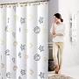 YUKUNTANG Shower Curtain Hooks, 12 Pcs Seashell Anti Rust Decorative Resin Shower Curtain Rings Hooks for Bathroom Bedroom Baby Room Decor