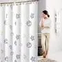 YUKUNTANG Shower Curtain Hooks, 12 Pcs Seashell Anti Rust Decorative Resin Shower Curtain Rings Hooks for Bathroom Bedroom Baby Room Decor