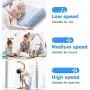 IMIKEYA Tragbarer Luftkühler Ventilator 4-in-1 Mini Verdunstungskühler, 3 Geschwindigkeiten, Persönlicher Ventilator, Leise, USB-betriebener Schreibtischventilator