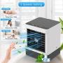 Portable Air Conditioner, Personal Air Cooler Fan, Power Mini Air Conditioner for Small Room Home Office Bedroom, Evaporative Compac Air Cooler Fan, 3 Speeds