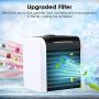 Fusiontec Portable Air Conditioner, USB Mini Air Conditioner Cooling, Evaporative Air Conditioner Fan, Personal Air Cooler for Home Office and Room