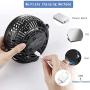 Portable Fan, LETIGO Mini Small Fan with 2 Flexible Standing Tripod, Personal Handheld Cooling Fan for Bedroom, Desk, Baby Stroller, Treadmill, Rechargeable Usb Battery Operated Fan