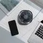 AmuseNd USB Desk Fan Personal USB Power Desktop Fan Ultra-Quiet 3 Speeds 4inch Portable Mini Desk Fan for Bedroom Office Desktop (Pink) AmuseNd USB Desk Fan Personal USB Power Desktop Fan Ultra-Quiet 3 Speeds 4inch Portable Mini Desk Fan for Bedroom Office Desktop (Pink)