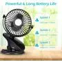 Clip on fan, Stroller Fan for Baby, Mini USB Portable Fan for Bed, Travelling with Rechargeable 2500mA Battery 360° Rotation Clip on fan, Stroller Fan for Baby, Mini USB Portable Fan for Bed, Travelling with Rechargeable 2500mA Battery 360° Rotation
