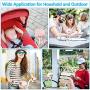 TAECCL Stroller Fan Portable Bladeless Fan Mini Handheld Fan with Flexible Tripod Clip on Stroller Fan 3 Speeds Rechargeable Battery Operated Fan for Stroller ,Car Seat,Crib,Bike and Desktop (Pink)