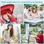 TAECCL Stroller Fan Portable Bladeless Fan Mini Handheld Fan with Flexible Tripod Clip on Stroller Fan 3 Speeds Rechargeable Battery Operated Fan for Stroller ,Car Seat,Crib,Bike and Desktop (Pink)