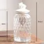 AXTG Candy Jar, Airtight Glass Storage Jar Kitchen Food Container Canister Candy Storage Christmas Best Gift,Small Size, Medium Size, and Big Size