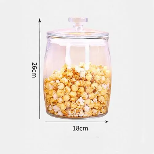 Amici Home 142 oz Home Arlo Collection Canister, Clear Amici Home 142 oz Home Arlo Collection Canister, Clear