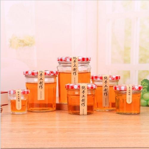 Klean Shop Jam Jars With Lids ? Red Lid Jam Jar Set ? Fruit Mason Jar ? Glass Jam Canning Jars ? DIY 50ml, 100ml, 150ml, 200ml, 250ml, 380ml 24 Pack Jars- Perfect for Jam Storing, Pickles