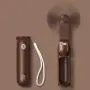 JISULIFE Tragbarer Mini-Ventilator, 3-in-1, USB-Ladegerätsystem, Mini-Taschenventilator, mit Akkubetrieb, [14-21 Stunden Betriebsdauer] mit Power Bank, und Taschenlampenfunktion für Damen, Reisen, Outdoor – Rosa