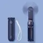 JISULIFE Tragbarer Mini-Ventilator, 3-in-1, USB-Ladegerätsystem, Mini-Taschenventilator, mit Akkubetrieb, [14-21 Stunden Betriebsdauer] mit Power Bank, und Taschenlampenfunktion für Damen, Reisen, Outdoor – Rosa