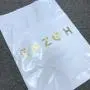 Weiße Poly-Enteiler / Lila Poly-Beutel-Enteiler / Günstige maßgeschneiderte Postbeutel mit Ihrem Logo in hoher Qualität
