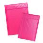 Customized oem metallic pink bubble mailers blush bubble mailer envelop bag courier bag