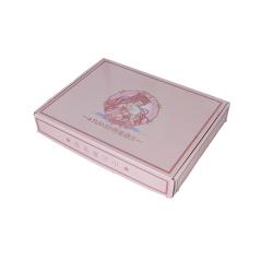 Customized Wholesale Hot Sale Cute Pink Corrugated Color Printing Box For Packaging