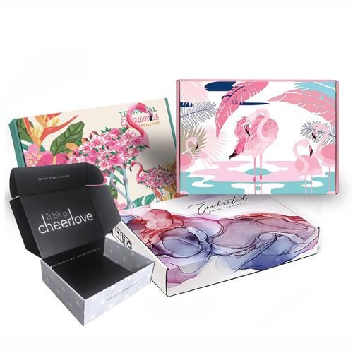 Unique Hot Selling Universal Colorful Corrugated Gift Packaging Box With Custom Logo