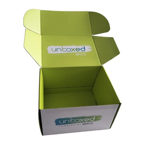 Factory Wholesale Custom Logo Eco Friendly Colored Cosmetic Corrugated Mail Box
