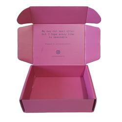 Factory Wholesale Custom Logo Eco Friendly Colored Cosmetic Corrugated Mail Box