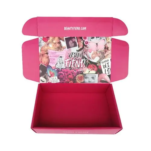 Custom Unique Colorful Printed Logo Folding Corrugated Paper Packing Box Gift For Clothing Shoes Socks