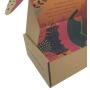 Custom Gold Foil Logo Customized Printed Corrugated Cardboard Packing Box