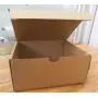 Boîtes d'expédition ondulées personnalisées avec logo, recyclées et économiques.