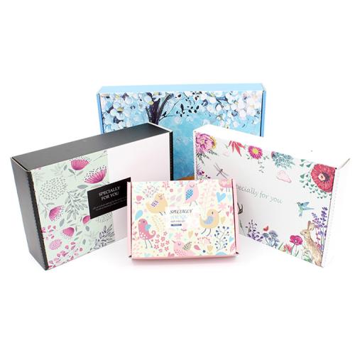 Factory Wholesale Color Printed Cardboard Packaging Corrugated Gift Paper Box