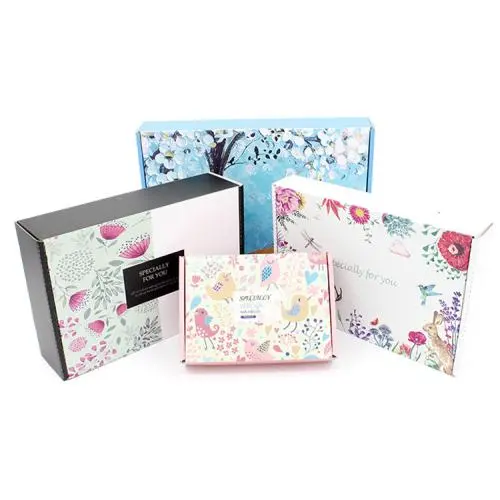 Factory Wholesale Color Printed Cardboard Packaging Corrugated Gift Paper Box Factory Wholesale Color Printed Cardboard Packaging Corrugated Gift Paper Box