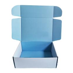 Factory Wholesale Custom Logo Eco Friendly Colored Cosmetic Corrugated Mail Box