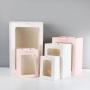 Wholesale New Design Luxury Portable Window White Card Paper Gift Bags With Handles