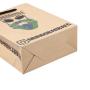 Gift Bag Print Kraft Paper Brown Customized Art Paper Shoes & Clothing Environmental 20*8*6cm or Customized Size Zipper Top