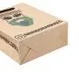 Gift Bag Print Kraft Paper Brown Customized Art Paper Shoes & Clothing Environmental 20*8*6cm or Customized Size Zipper Top