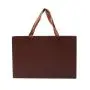 Custom Design Logo Fancy Handmade Single Color Brand Hard Paper Gift Bag With Ribbon Custom Design Logo Fancy Handmade Single Color Brand Hard Paper Gift Bag With Ribbon