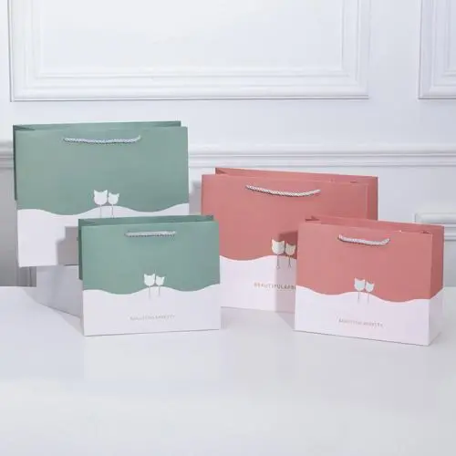 Hochwertige, beliebte, niedliche, dekorative, farbenfrohe, bedruckte Geschenkpapierverpackungen mit individuellem Logo