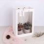 Customized New Design High Quality Delicate Paper Gift Bag Packaging With Clear Opening Window