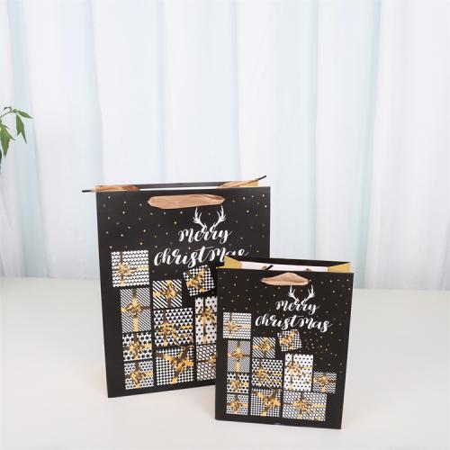 Hot Selling High Quality Reasonable Christmas Paper Gift Bag For Packaging With Custom  Logo